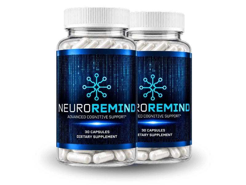 NeuroRemind two bottle 30 day starter supply pack